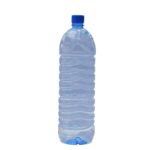 Clear plastic water bottle, 1500ml capacity. Made from PET. The bottle has a 28mm neck.