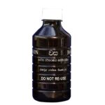 Brownplastic Agro Chemicalbottle, 1000ml capacity. Made from PET. The bottle has a 45mm neck