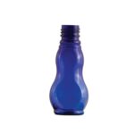 Dark blue plastic chemifix bottle, 30ml capacity. Made from PET. The bottle has a 20mm neck.
