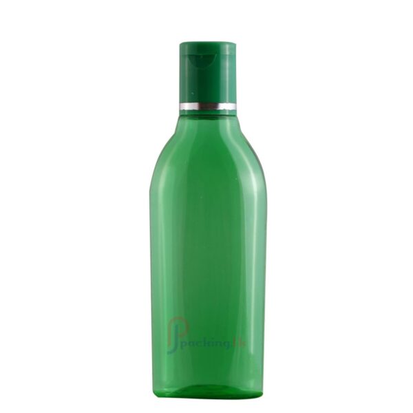 7up greenplastic cosmetic bottle, 100ml capacity. Made from PET. The bottle has a 20mm neck