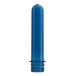 Blue colorplastic Preform, 1000ml capacity. Made from PET. The preform has a26.5mm neck.
