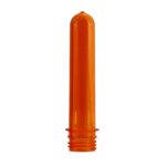 Ambercolor plastic preform, 1000ml capacity. Made from PET. The preform has a28mm neck.