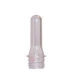 Clear plastic Preform, 200ml capacity. Made from PET. The preform has a 28mm neck.