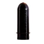 Browncolor plastic Preform, capacity. Made from PET. The preformhas a 45mm neck