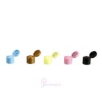 Color plastic Cosmetics Lid, Made from HDPE Verging -Sabic. The Lidhas a 20mm neck.