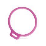 Pink color plastic Ring, Made from HDPE Verging -Sabic. The Handlehas a 45mm neck