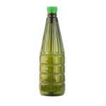 Dark green plastic vinegar bottle, 750ml capacity. Made from PET. The bottle has a 28mm neck.