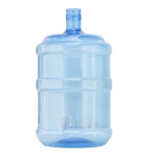 Clear plastic water bottle, 10000ml capacity. Made from PET. The bottle has a 55mm neck.