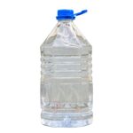 Clear plastic water bottle, 5000ml capacity. Made from PET. The bottle has a 45mm neck.