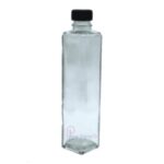 Aqua Glass Water Bottle – Black