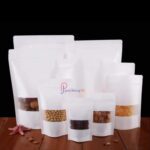 WHITE WITH WINDOW POUCHES