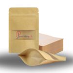 KRAFT  WITH WINDOW  (In side lamination) STANDUP POUCH