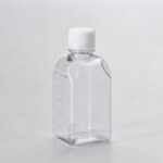 Clear plastic Cosmetic bottle, 30 ml capacity. Made from PET. The bottle has a 17.6mm neck