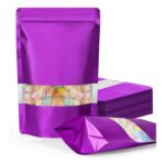 PURPLE WITH WINDOW  (In side lamination) STANDUP POUCH